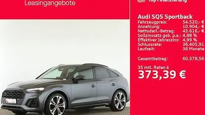 Daytonagrau perleffekt Gebraucht 2022 Audi SQ5 Sportback Ambiente SUV | 54.520 € (Fairer Preis)