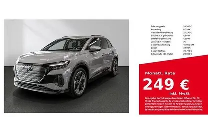 Kieselgrau Gebraucht 2023 Audi Q4 e-tron Advanced SUV | 35.950 € (Fairer Preis)