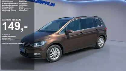 Gebraucht VW Touran Comfortline 110 PS (80 kW) 2016 Braun Van / Kleinbus