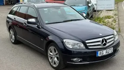 Brugt Mercedes C230 204 HK (150 kW) 2008 Blå Stationcar