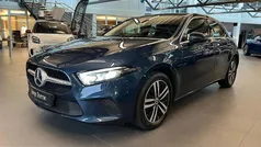 Denimblau metallic Gebraucht 2021 Mercedes A250 Progressive Limousine | 24.900 € (Guter Preis)