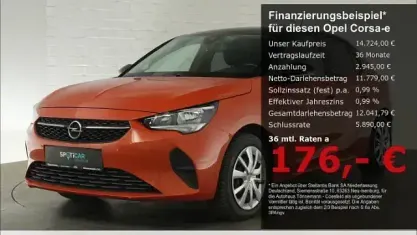 Gebraucht Opel Corsa-e Edition 100 kW (136 PS) 2022 Orange Kleinwagen