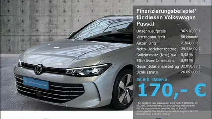 Gebraucht VW Passat Business 150 PS (110 kW) 2025 Silber Kombi
