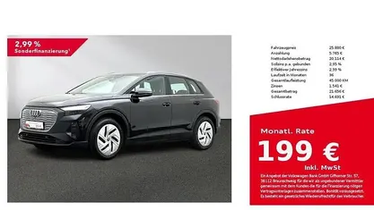 Usata Audi Q4 e-tron Comfort 125 kW (170 CV) 2023 Nero SUV