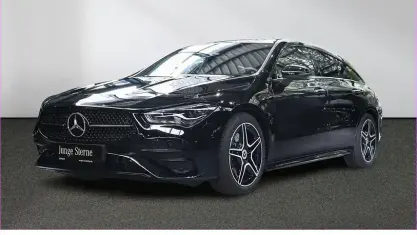 Gebraucht Mercedes CLA200 Shooting Brake AMG 163 PS (119 kW) 2025 Unilack nachtschwarz Kombi
