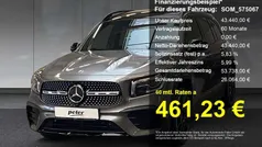 Mountaingrau met. Gebraucht 2022 Mercedes GLB220 AMG line SUV | 43.440 € (Guter Preis)