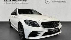 Weiß Gebraucht 2019 Mercedes C400 AMG line Limousine | 28.400 € (Fairer Preis)