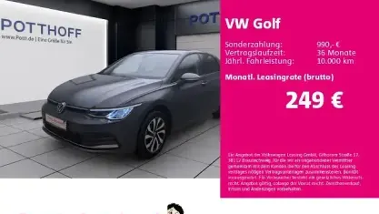 Gebraucht VW Golf VII Active 110 PS (80 kW) 2021 Grau Kleinwagen
