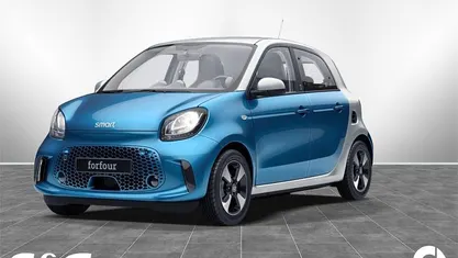 Karosserie in steel blue (metall Gebraucht 2021 Smart ForFour Electric Drive Limousine | 10.890 € (Fairer Preis)