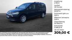 Schwarz Neu 2025 VW Caddy Maxi Family Van / Kleinbus | 33.390 € (Fairer Preis)