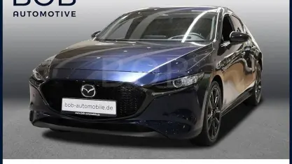 Gebraucht Mazda 3 Homura-Line 140 PS (102 kW) 2025 Deep crystal blue (blau) Limousine