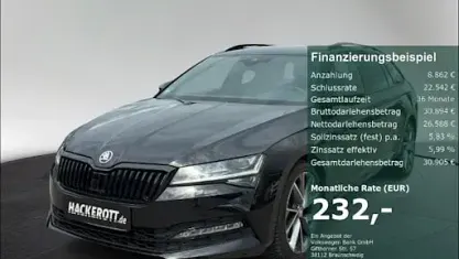 Gebraucht Skoda Superb SportLine 360 PS (264 kW) 2024 Schwarz Kombi