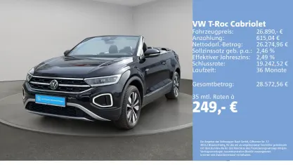 Usata VW T-Roc Goal 116 CV (85 kW) 2025 Nero SUV