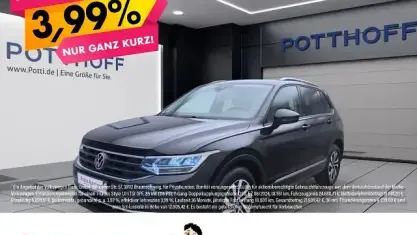 Gebraucht VW Tiguan Active 150 PS (110 kW) 2022 Deep black perleffekt SUV