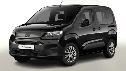 Uusi Fiat Doblò 101 HP (74 kW) 2025 Musta Tila-auto