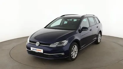 Gebraucht VW Golf VII Comfortline 116 PS (85 kW) 2019 Blau Kombi