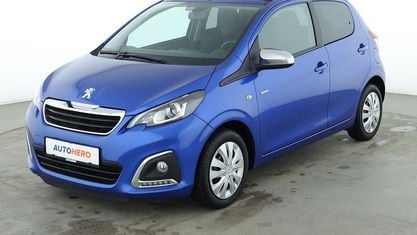 Brugt Peugeot 108 Style 72 HK (52 kW) 2021 Blå Sedan