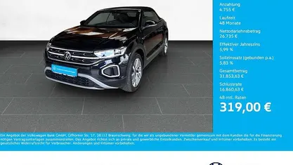 Gebraucht 2023 VW T-Roc Cabriolet Move Cabrio | 31.490 € (Fairer Preis)