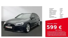 Schwarz Gebraucht 2023 Audi A4 S-Line Kombi | 41.880 € (Fairer Preis)
