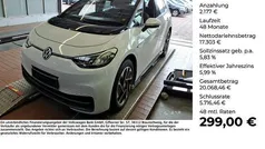 Weiß Gebraucht 2021 VW ID.3 Pro Performance Kleinwagen | 19.480 € (Fairer Preis)