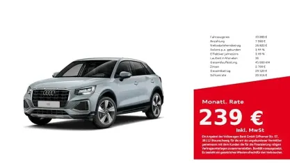 Usata Audi Q2 Advanced 150 CV (110 kW) 2025 Grigio SUV