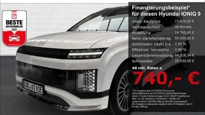 Weiss Gebraucht 2025 Hyundai Ioniq 9 SUV | 73.824 € (Fairer Preis)