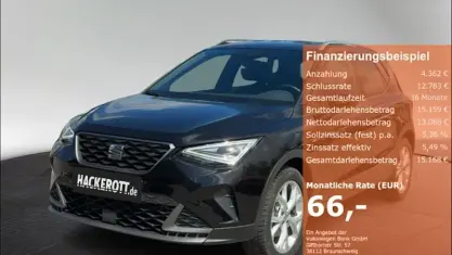 Gebraucht Seat Arona FR 110 PS (80 kW) 2023 Schwarz SUV