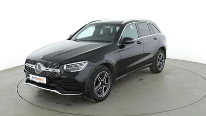 Schwarz Gebraucht 2022 Mercedes GLC220 AMG line SUV | 35.990 € (Fairer Preis)