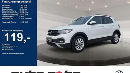 Gebraucht VW T-Cross Life 95 PS (69 kW) 2021 Pure white SUV