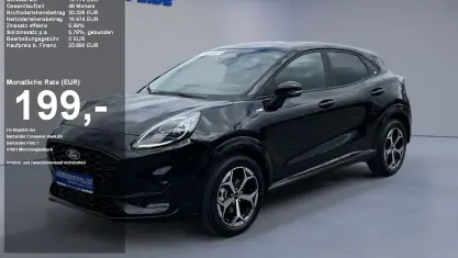 Nowe Ford Puma ST-Line 125 KM (91 kW) 2025 Czarny SUV