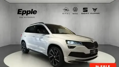 Gebraucht Skoda Karoq SportLine 190 PS (139 kW) 2020 Weiss SUV