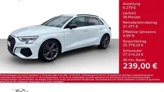 Gletscherweiß metallic Gebraucht 2022 Audi S3 Sportback Kombi | 37.750 € (Fairer Preis)