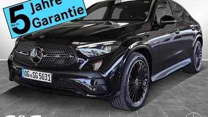 Metalliclack obsidianschwarz Gebraucht 2025 Mercedes GLC450 AMG Coupé | 81.969 € (Guter Preis)