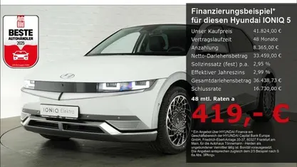 Weiß Gebraucht 2024 Hyundai Ioniq 5 SUV | 41.824 € (Fairer Preis)