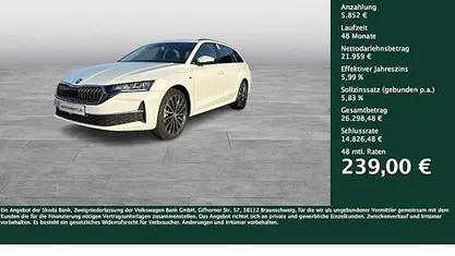 Gebraucht Skoda Octavia Tour 116 PS (85 kW) 2025 Weiß Kombi
