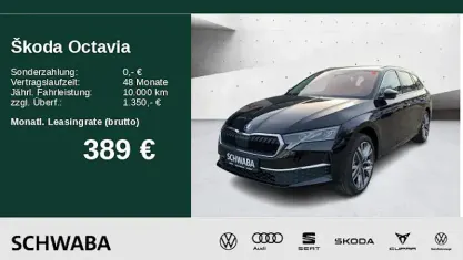 Ny Skoda Octavia Selection 150 HK (110 kW) 2025 Sort Stationcar