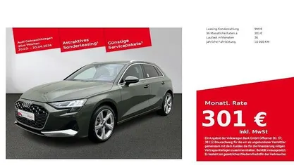 Gebraucht Audi A3 Advanced Plus 116 PS (85 kW) 2025 Distriktgrün metallic Limousine