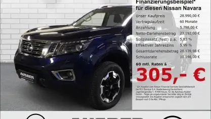 Gebraucht Nissan Navara Tekna 190 PS (139 kW) 2021 M) (blau Pickup