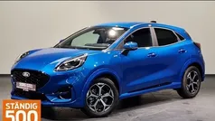 Blau, desert island blue metallic Gebraucht 2024 Ford Puma ST-Line SUV | 27.450 € (Fairer Preis)