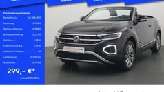 Schwarz / deep black (metallic) Gebraucht 2024 VW T-Roc Cabriolet Cabrio | 34.988 € (Fairer Preis)