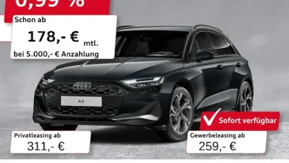 Gebraucht Audi A3 Advanced 204 PS (150 kW) 2025 Grau Limousine