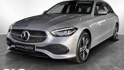 Metalliclack hightechsilber Gebraucht 2024 Mercedes C300e Avantgarde Kombi | 43.870 € (Fairer Preis)