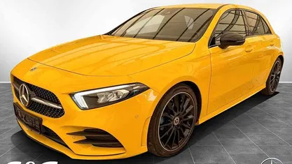 Unilack sonnengelb Gebraucht 2022 Mercedes A180 AMG Limousine | 24.977 € (Superpreis)