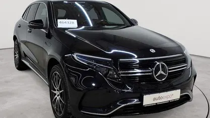 Obsidianschwarz metallic Gebraucht 2022 Mercedes EQC400 AMG line SUV | 36.990 € (Fairer Preis)