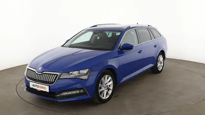 Gebraucht Skoda Superb Ambition 218 PS (160 kW) 2021 Blau Kombi