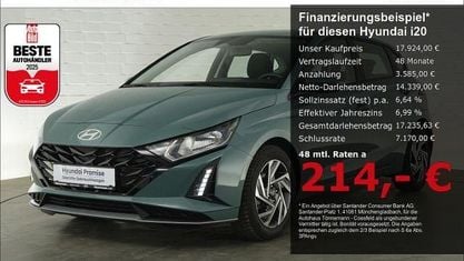 Używany Hyundai i20 Trend 101 KM (74 kW) 2025 Czarny Hatchback