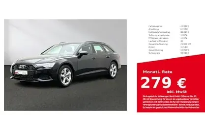 Second-hand Audi A6 Ambiente 265 CP (194 kW) 2025 Negru Break