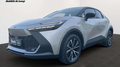 Neu Toyota C-HR 223 PS (164 kW) 2025 Cosmicsilber schwarz SUV