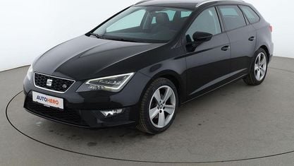 Używany Seat Leon FR 150 KM (110 kW) 2016 Czarny Kombi