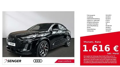 Neu Audi SQ6 Sportback e-tron Sport 359 kW (489 PS) 2026 Mythosschwarz SUV